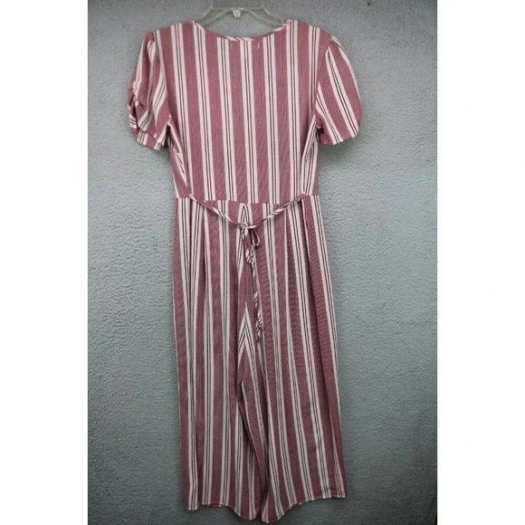 Band of Gypsies Wide Leg Jumpsuit-Size Medium-Ties in Back - Picture 6 of 8